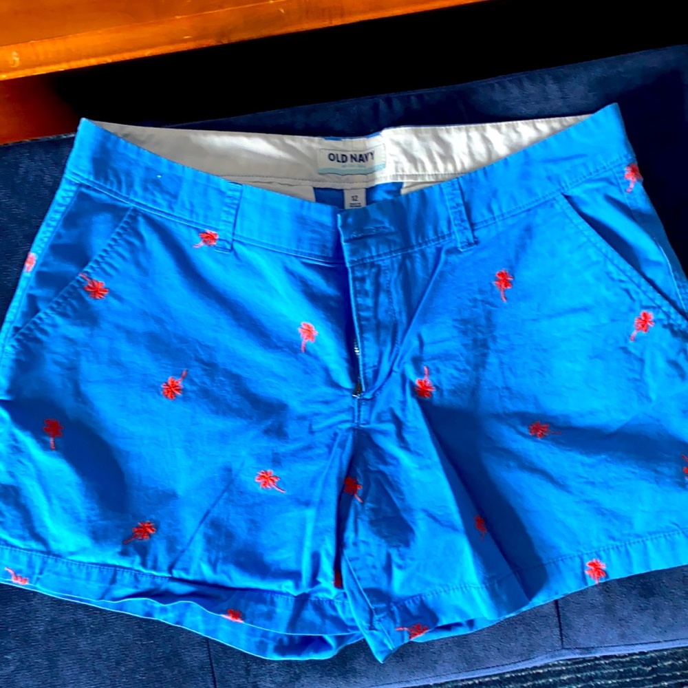 Old Navy Palm Tree Print Shorts